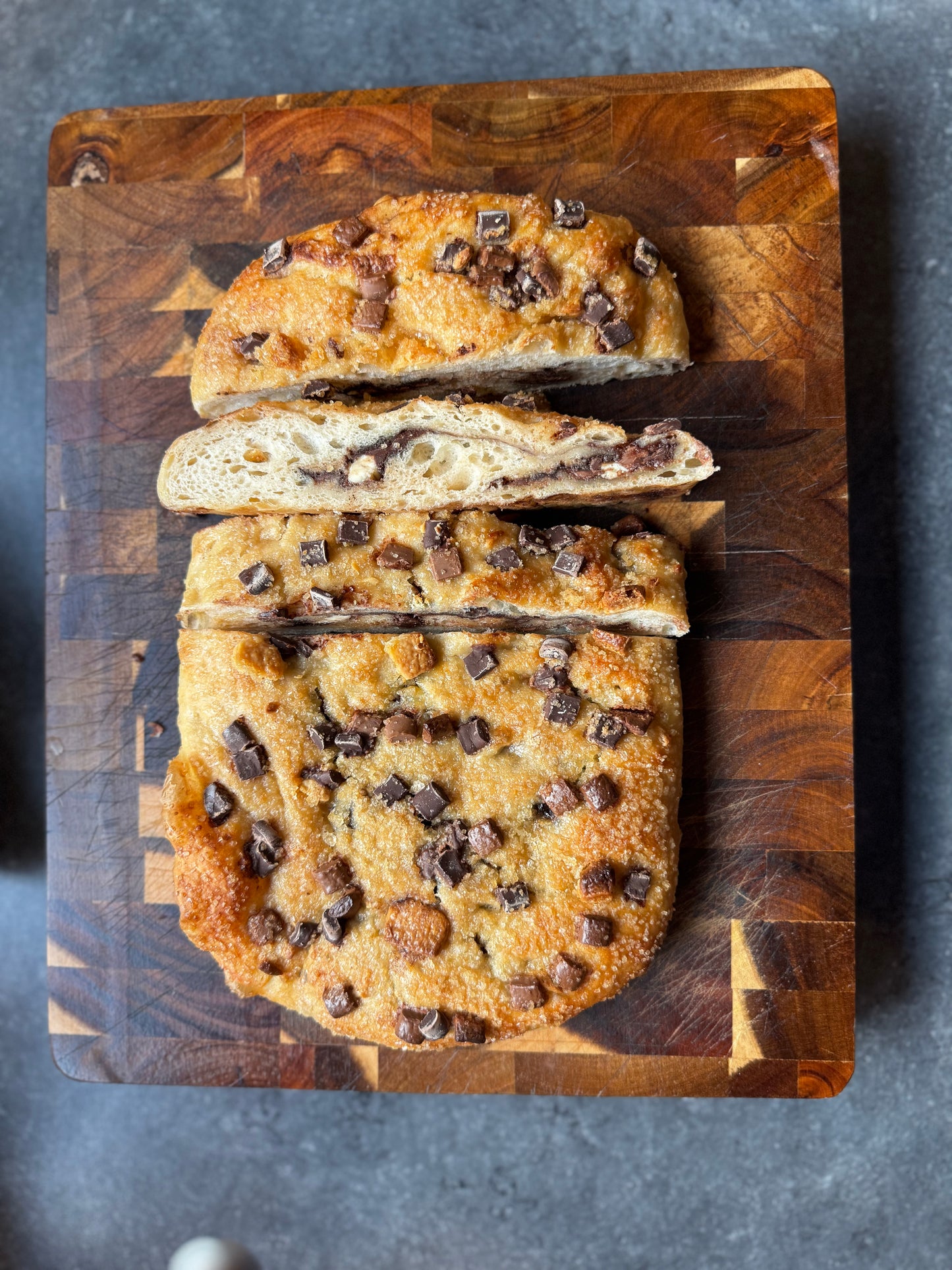 Triple Chocolate Focaccia