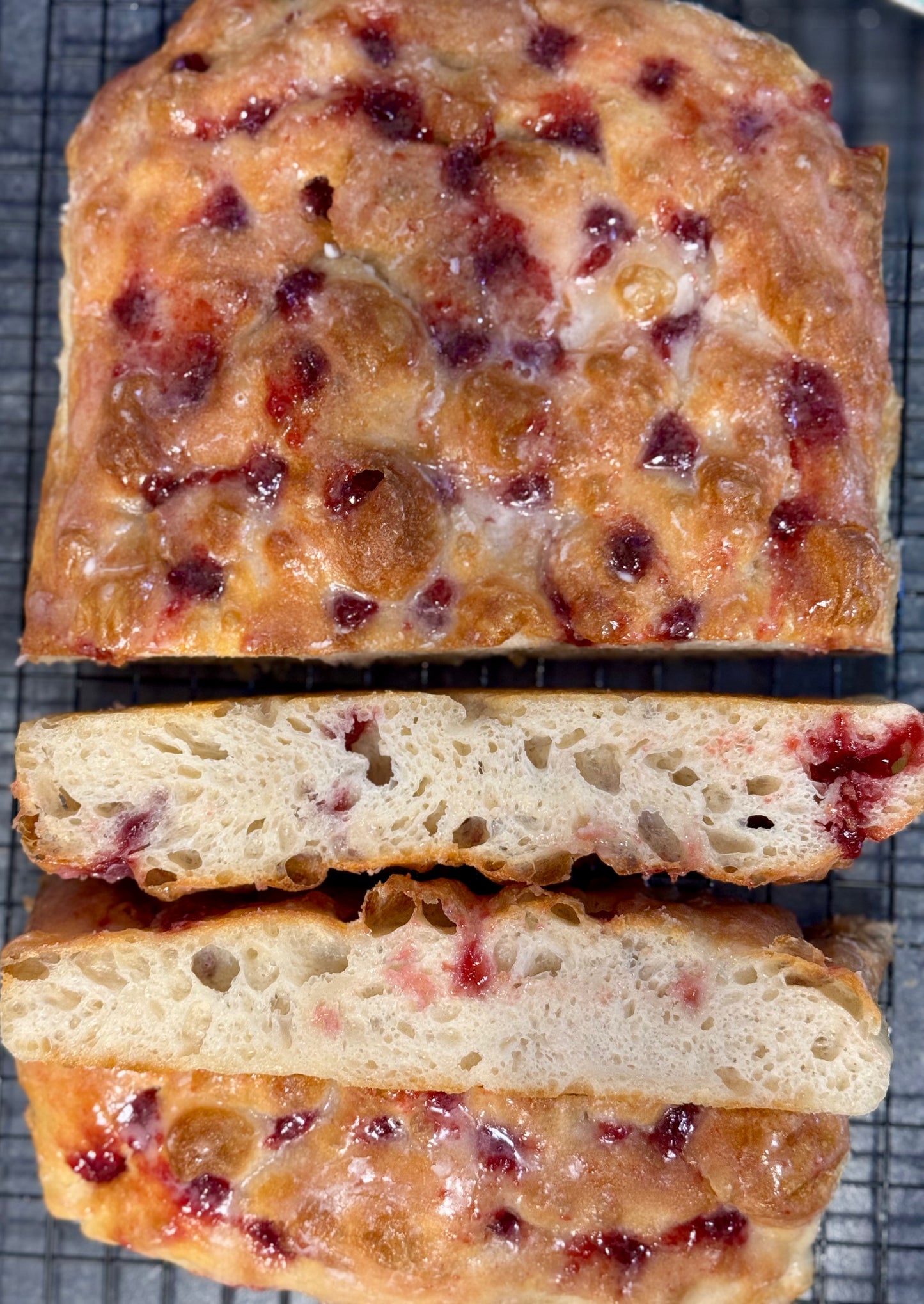 Bombolone Focaccia (raspberry jam doughnut)