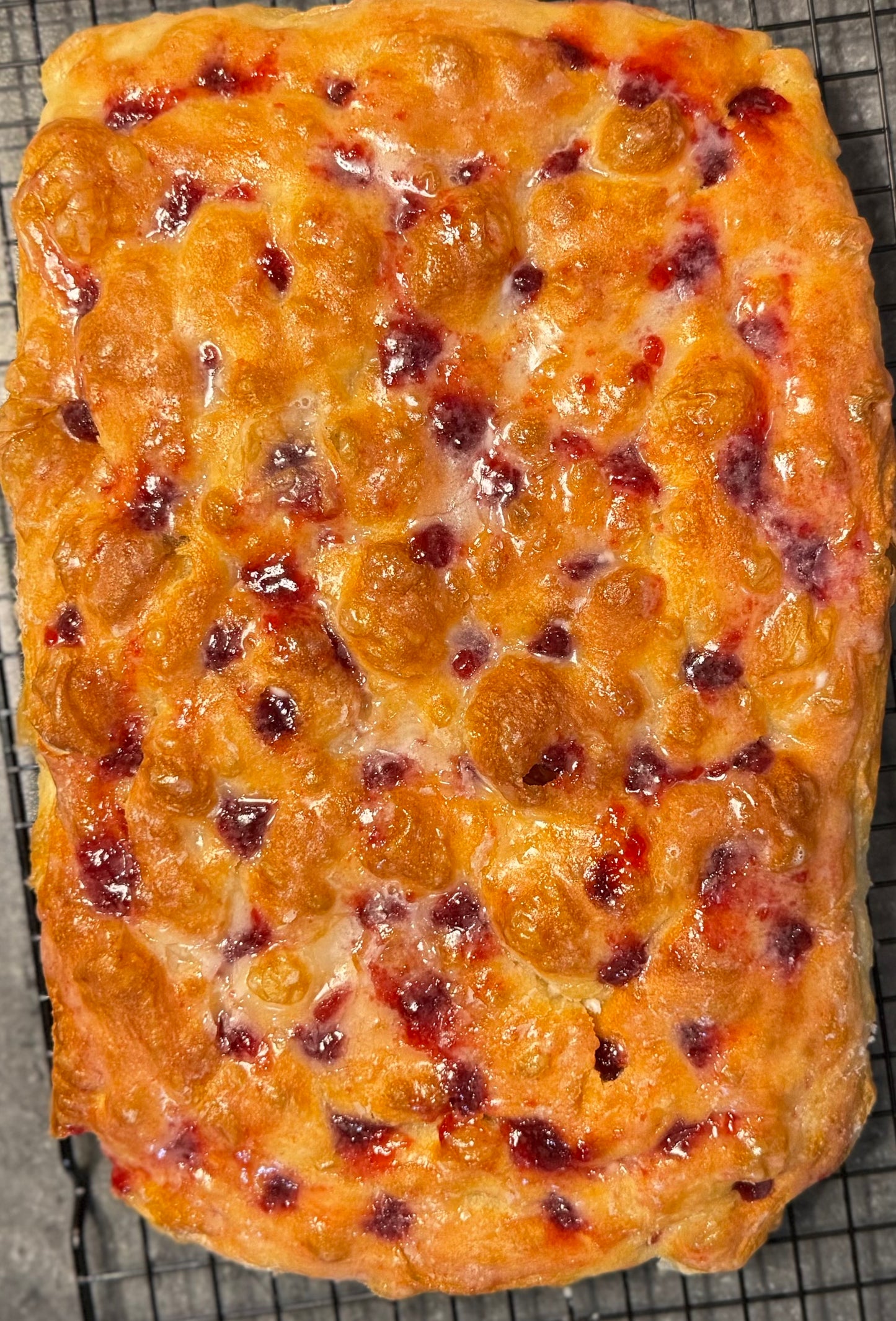 Bombolone Focaccia (raspberry jam doughnut)