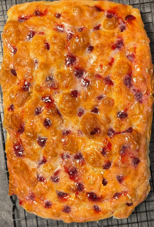 *NEW* Bombolone Focaccia (raspberry jam doughnut inspired)