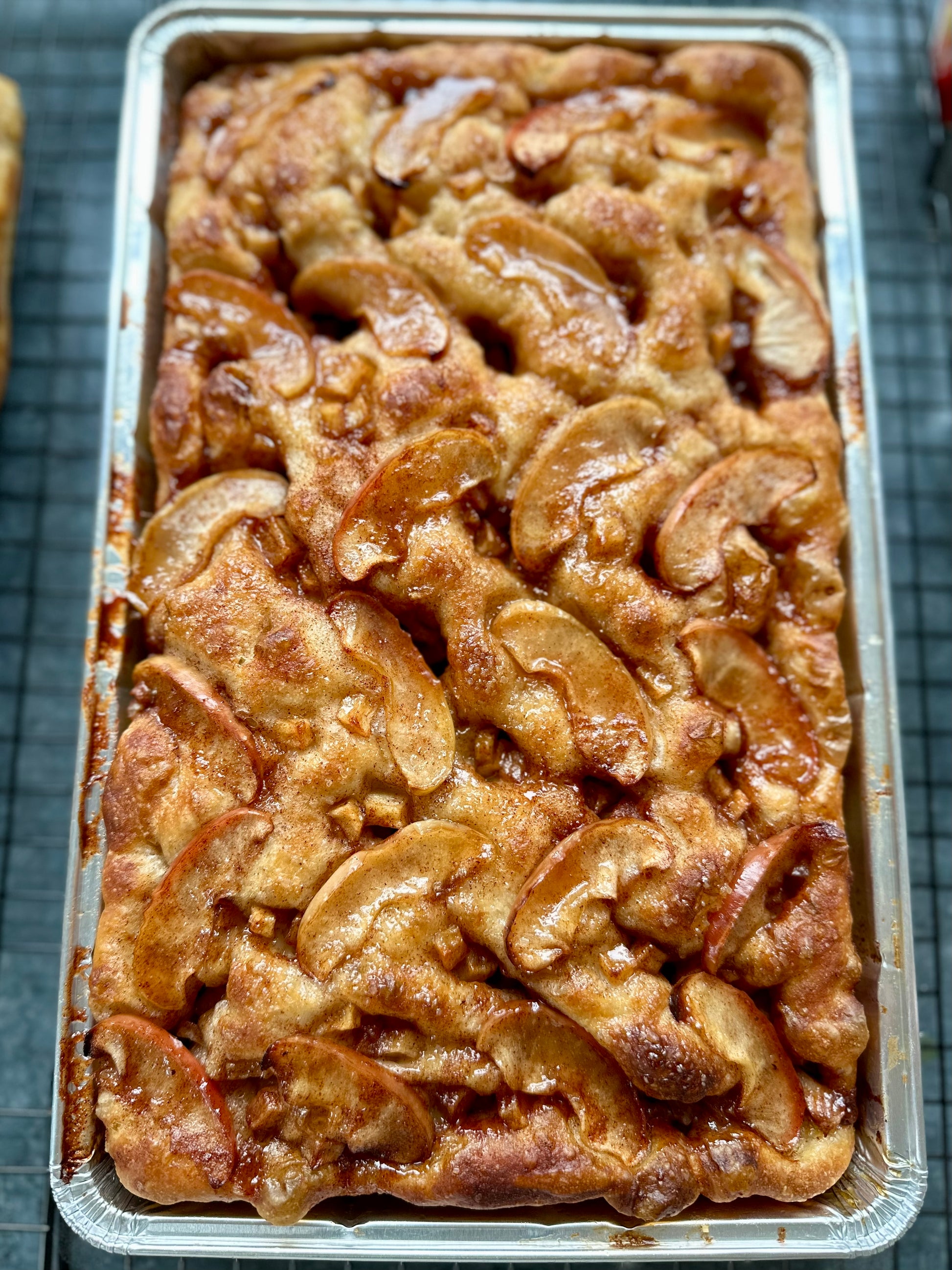 Apple & Cinnamon Focaccia delivered by post 