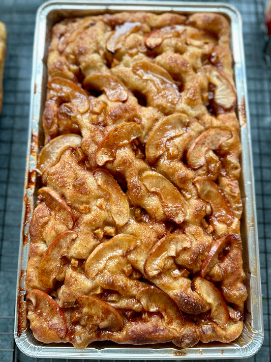 Apple & Cinnamon Focaccia delivered by post 